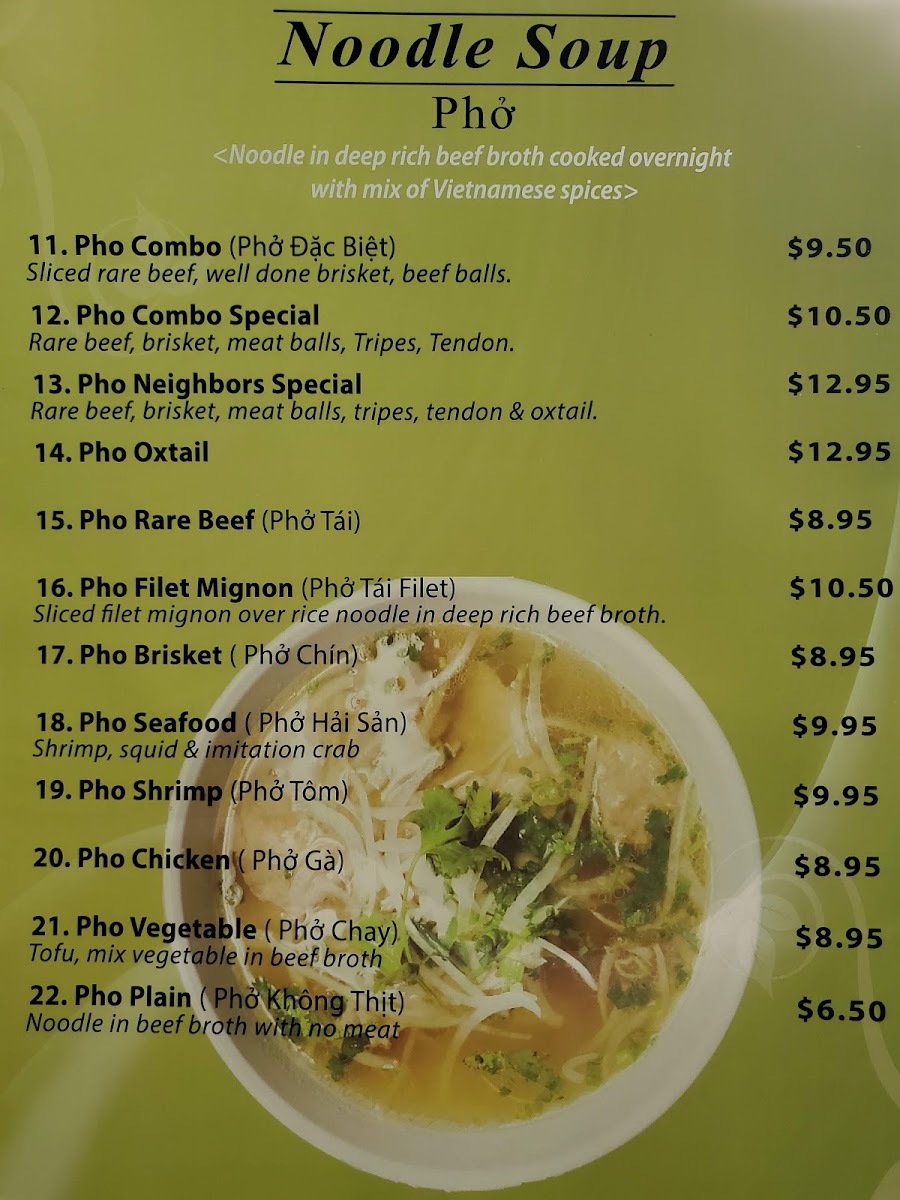 Pho' Neighbors Menu - Image 5